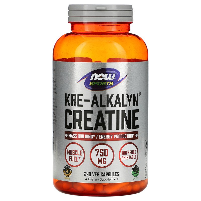 NOW Kre-Alkalyn Creatine, Креатин Креалкалин - 240 капсул NOW Kre-Alkalyn Creatine, Креатин Креалкалин - 240 капсул
