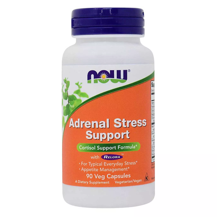 NOW Adrenal Stress Support Super Cortisol Support, Супер Кортизол Саппорт - 90 капсул NOW Adrenal Stress Support Super Cortisol Support, Супер Кортизол Саппорт - 90 капсул