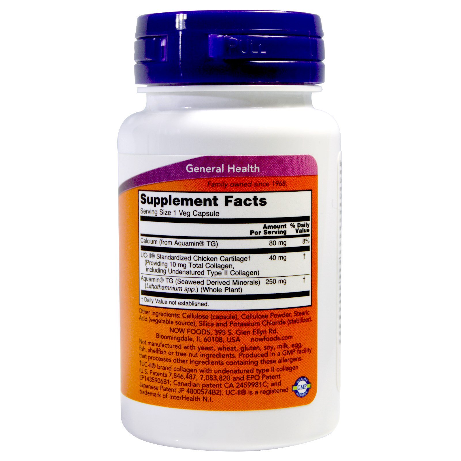 UC-2 Collagen, Коллаген 2 Типа, Неденатурированный - 60 капсул